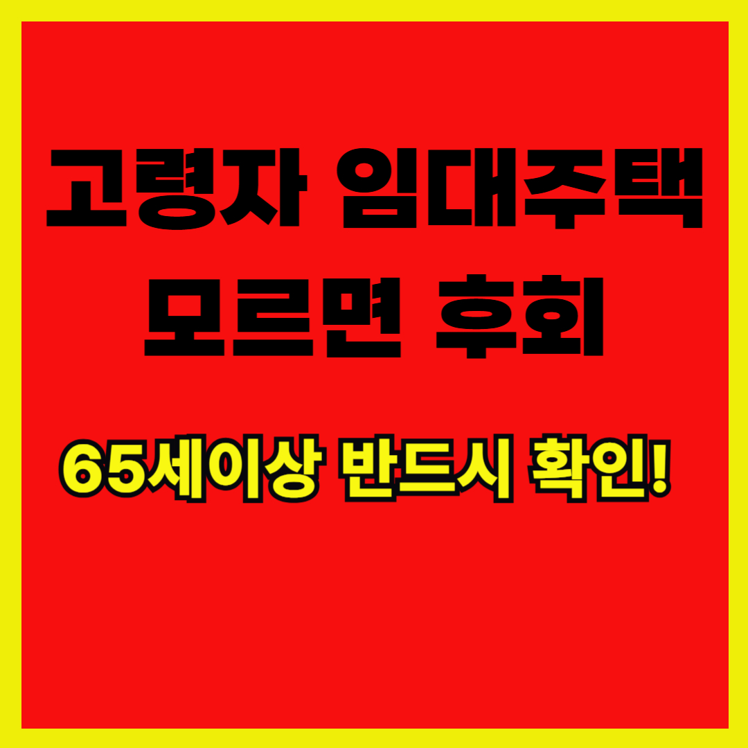 고령자 임대주택 지원