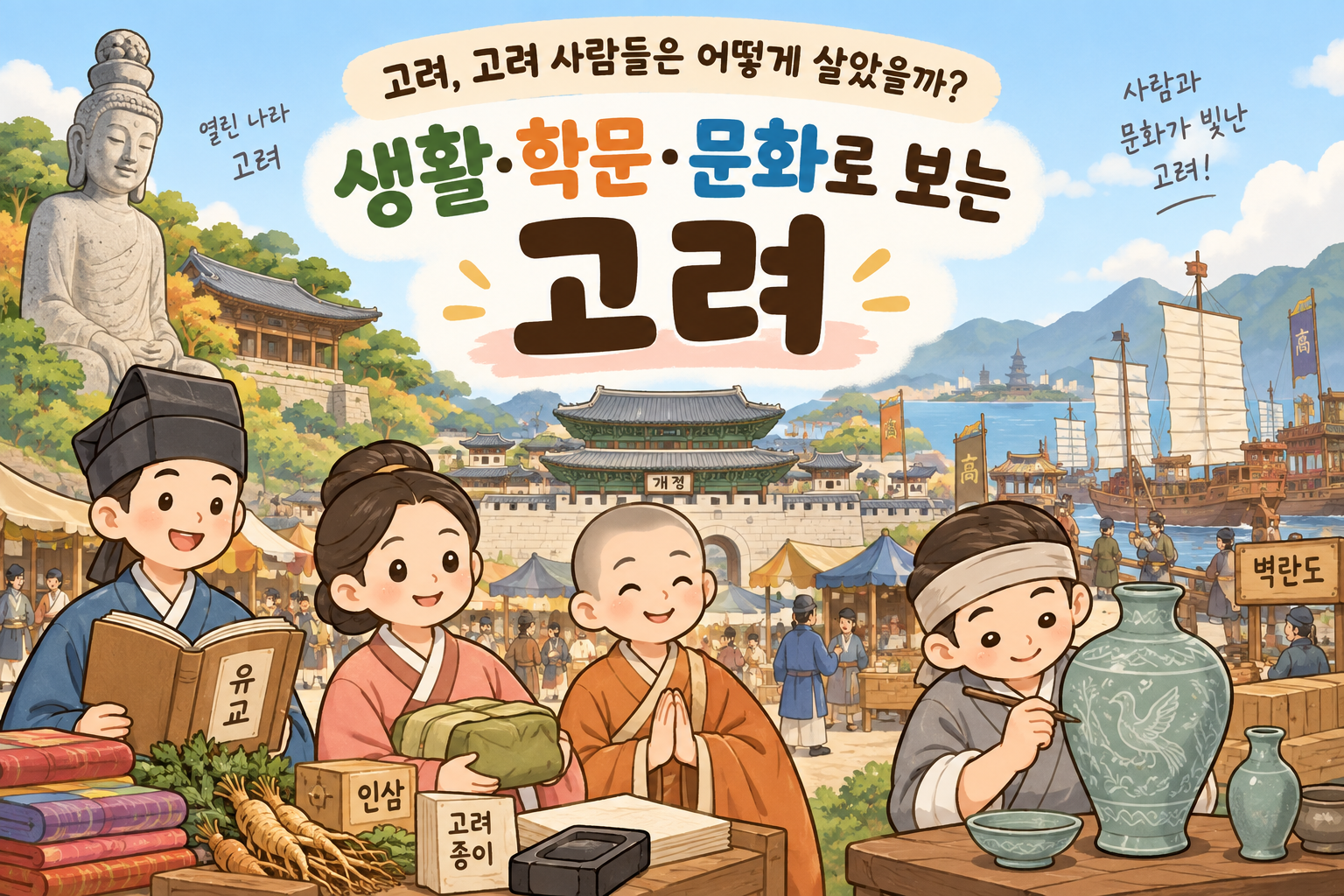 생활, 학문, 문화로 보는 고려시대 고려 사람들은 어떻게 살았을까?