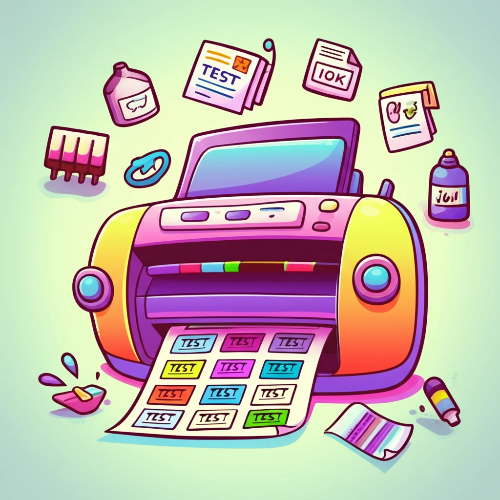 흐릿한 프린터 인쇄 이제 안녕 잔상