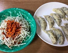 만두-쫄면