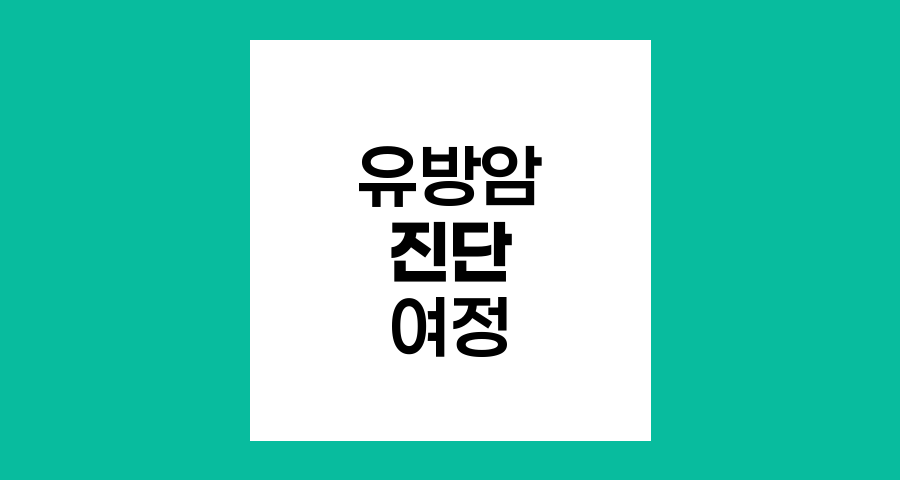 유방암 진단 여정, 첨단 영상기술의 활용