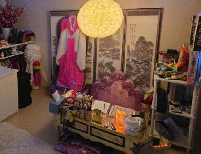 천명암 상담 테이블