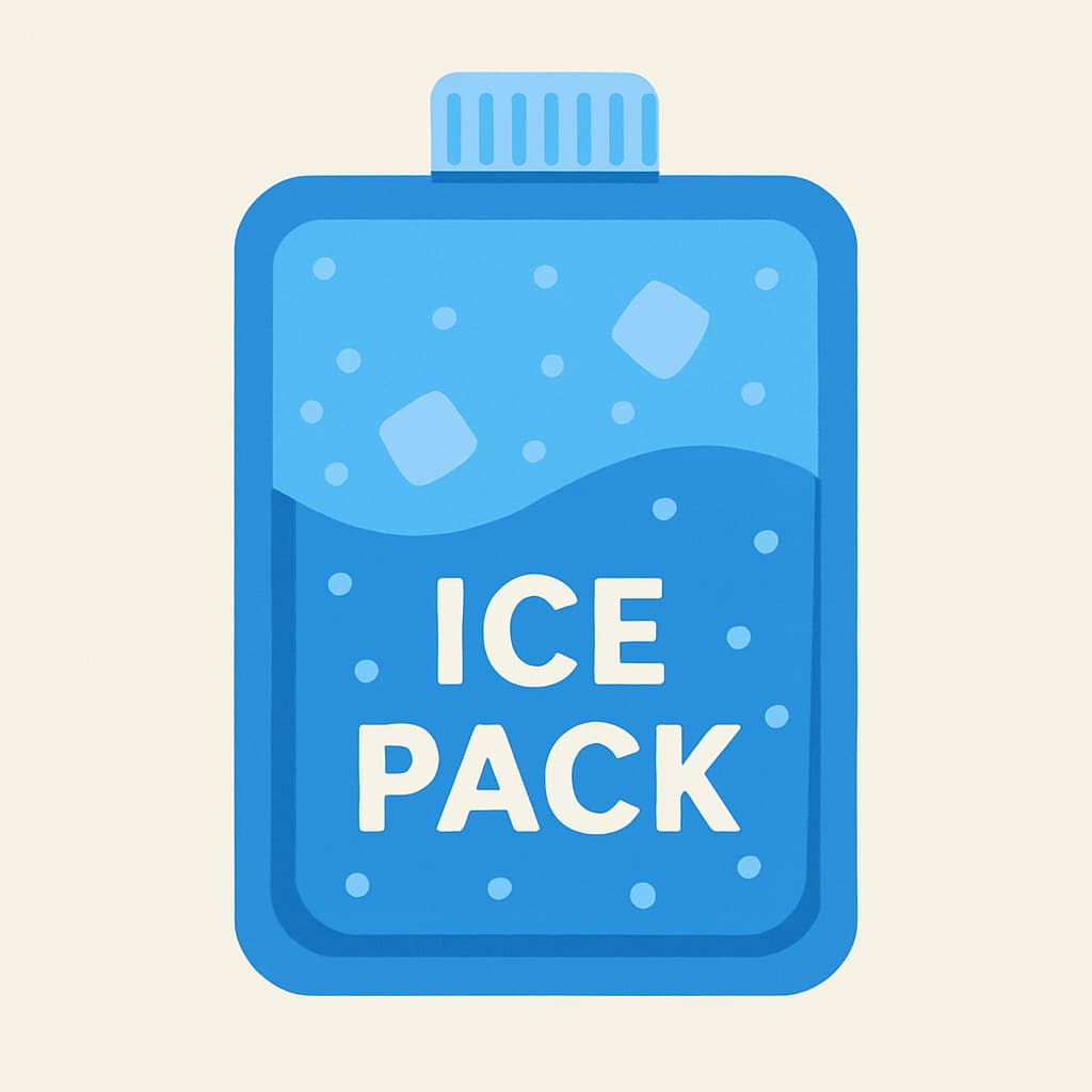 동사무소 아이스팩 수거 캠페인 포스터