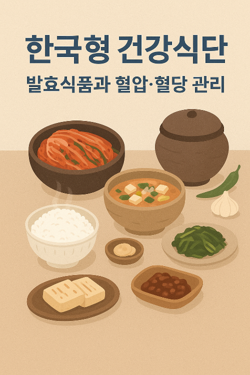 발효식품과 혈압. 혈당 관리