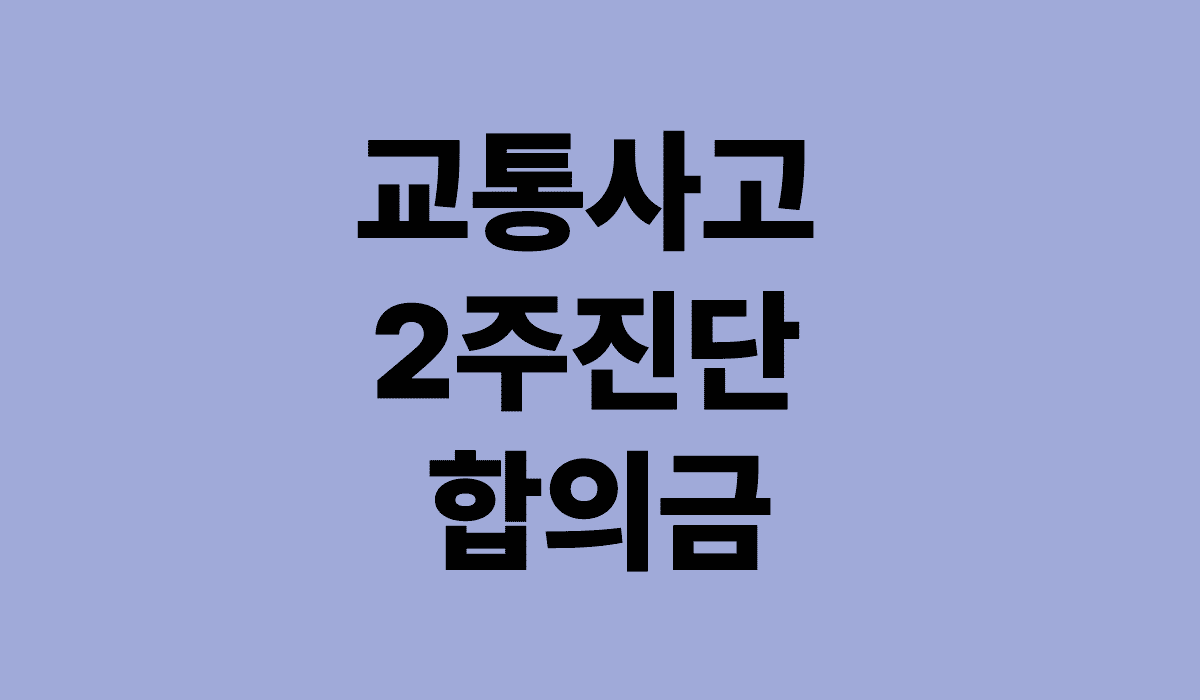 교통사고_2주진단_합의금_썸네일