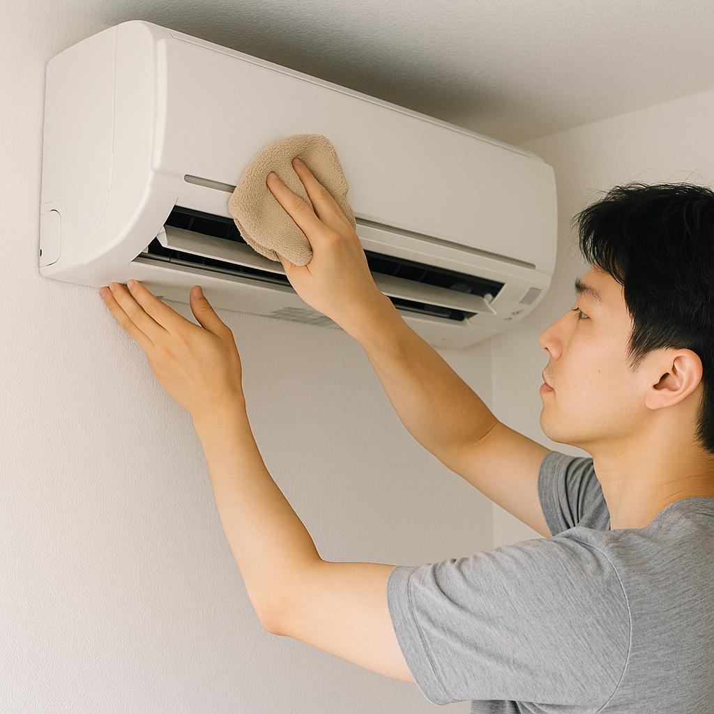 벽걸이 에어컨 청소&amp;#44; 1년에 단 1번으로도 효과 200% 올리는 법
