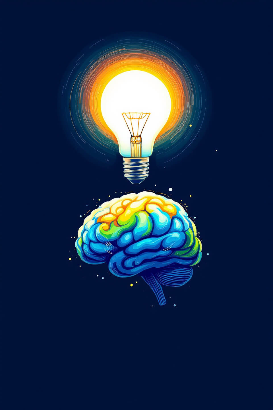 상상하는 뇌가 현실을 만들어 내는 것을 상징