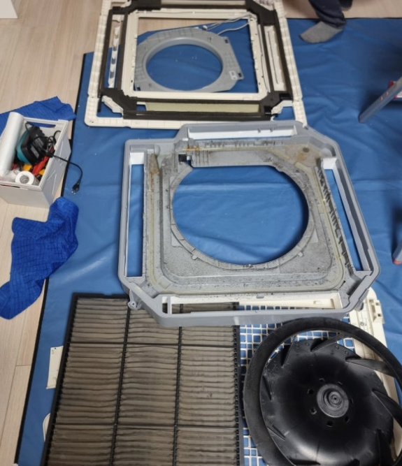 청주에어컨청소사진