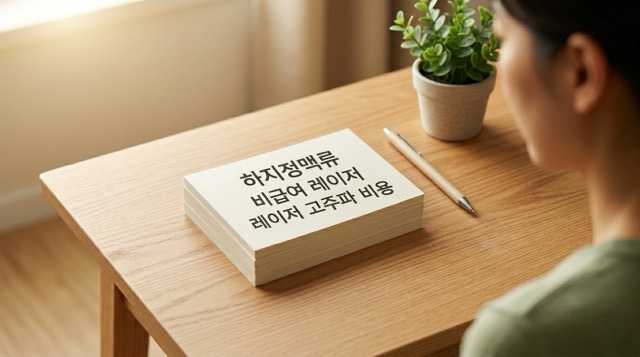 하지정맥류 비급여 레이저 고주파 비용