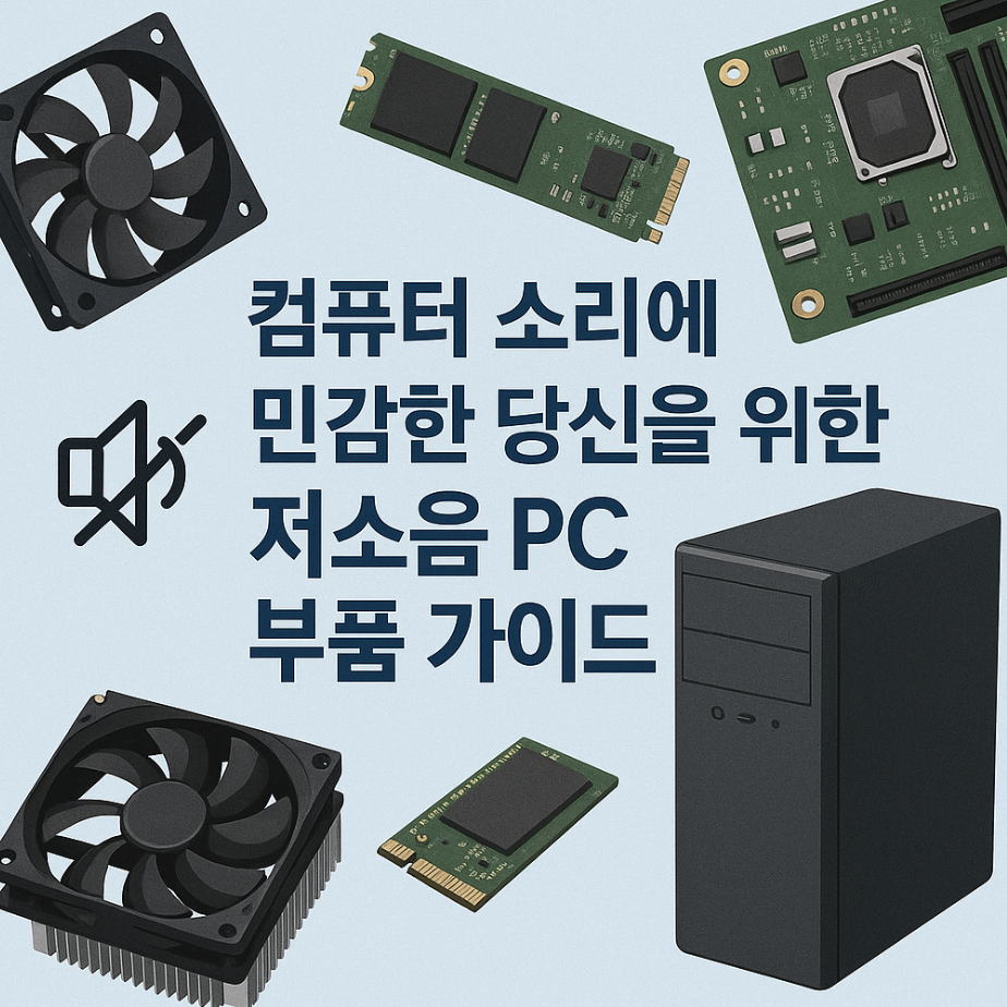 컴퓨터 소리에 민감한 당신을 위한 저소음 PC 부품 가이드