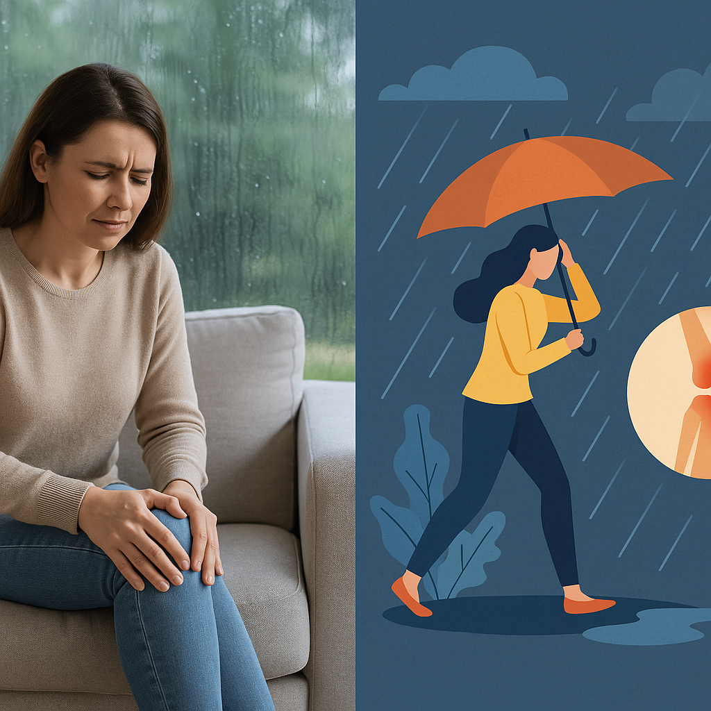 비 오는 날 관절통 완화하는 생활 습관