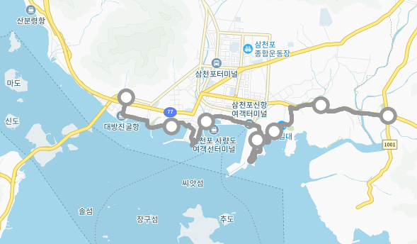 경남 사천 관광명소 가볼만한곳 둘레길 여행 남파랑길 34, 35코스