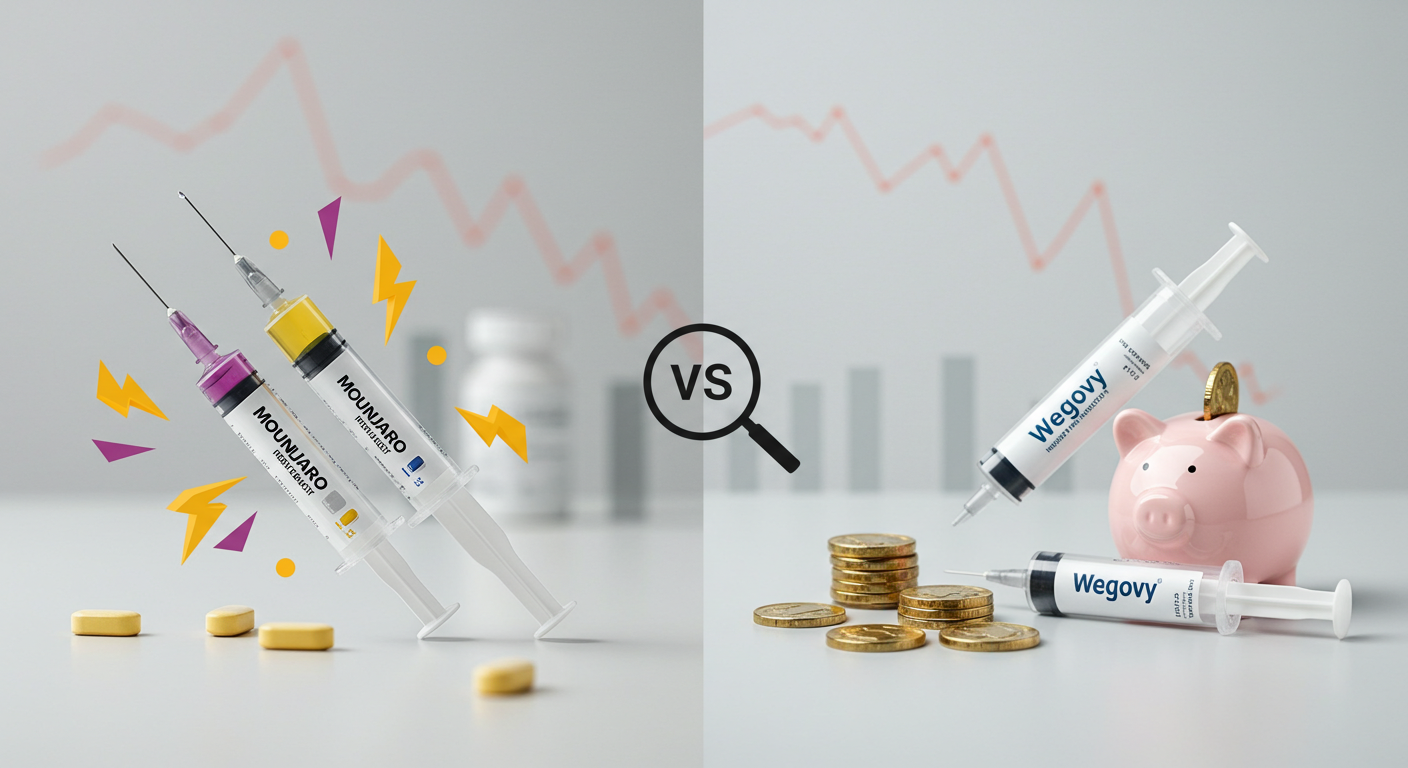 마운자로 vs 위고비, 2025년 최신 비교! 효과, 가격, 부작용 총정리