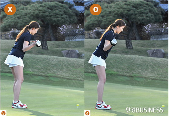 골프 어드레스 정렬 사진