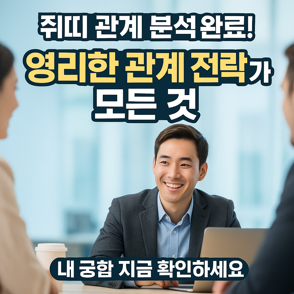 쥐띠의 인간관계 완전분석 - 영리한 관계 전략가의 모든 것