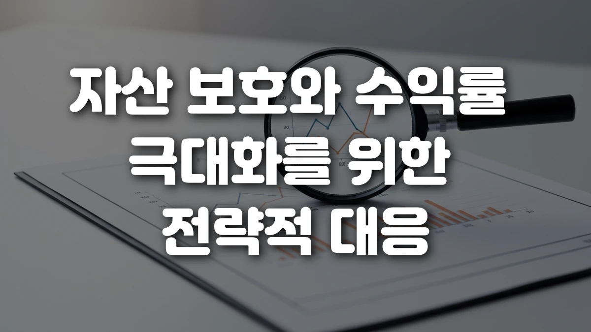 자산 보호와 수익률 극대화를 위한 전략적 대응