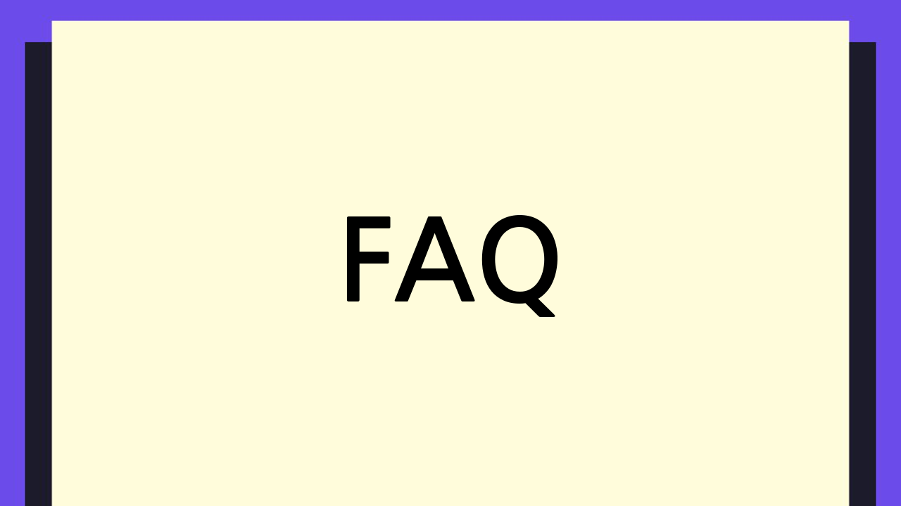 FAQ
