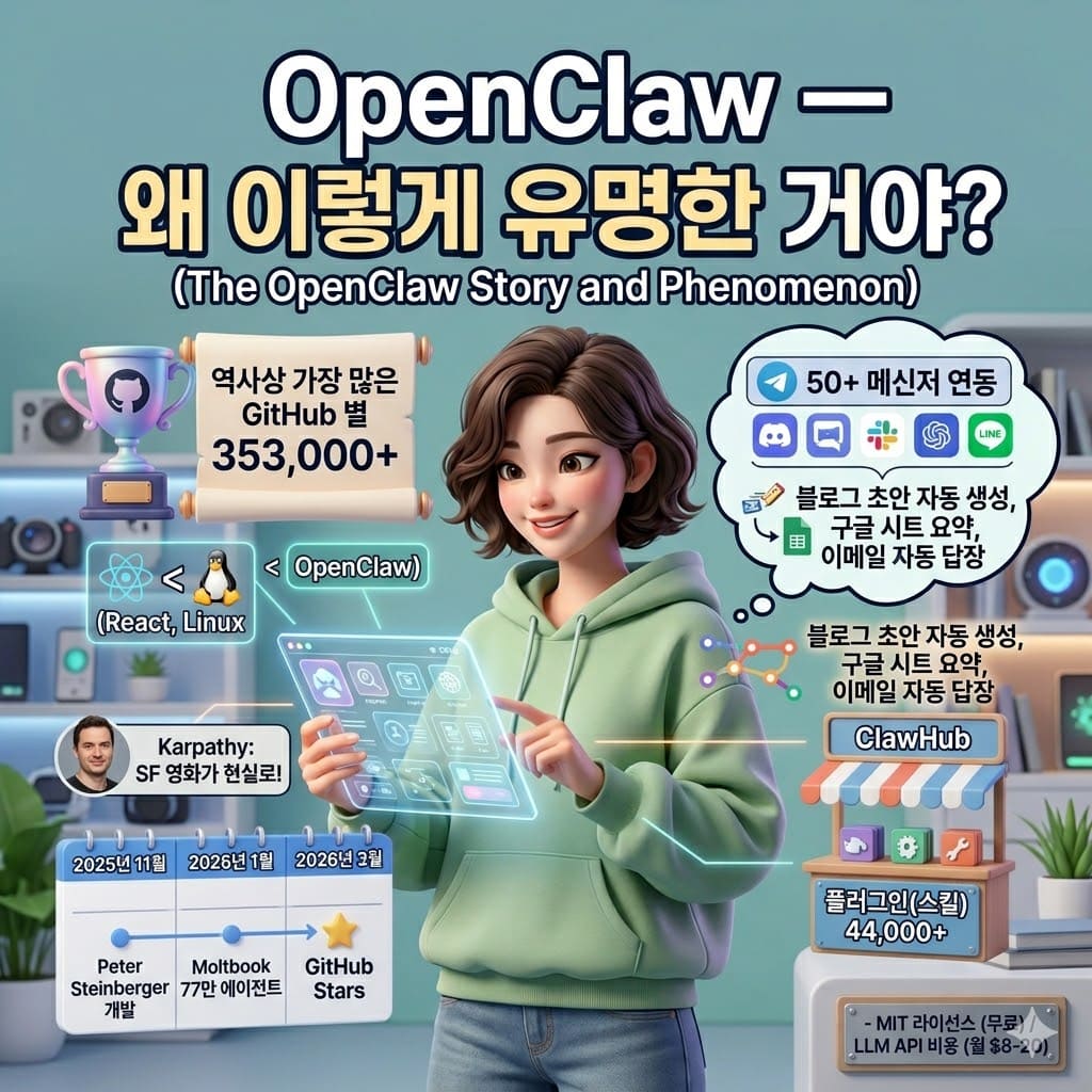 OpenClaw &mdash; 왜 이렇게 유명한 거야?
