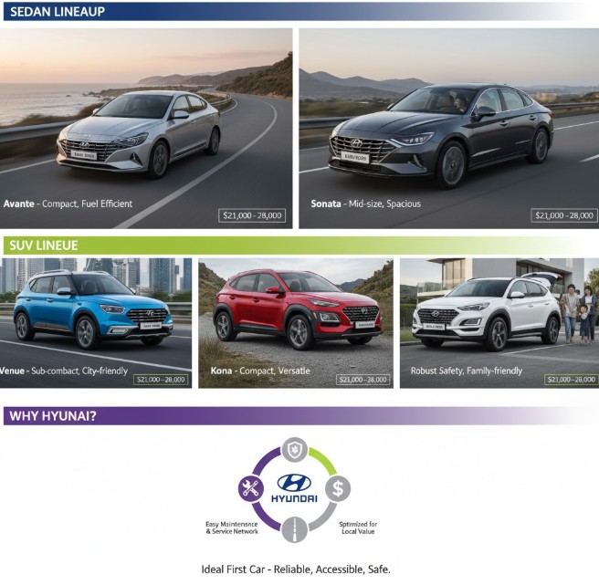 첫차로 좋은 국내 브랜드별 라인업 1편(현대) 이미지