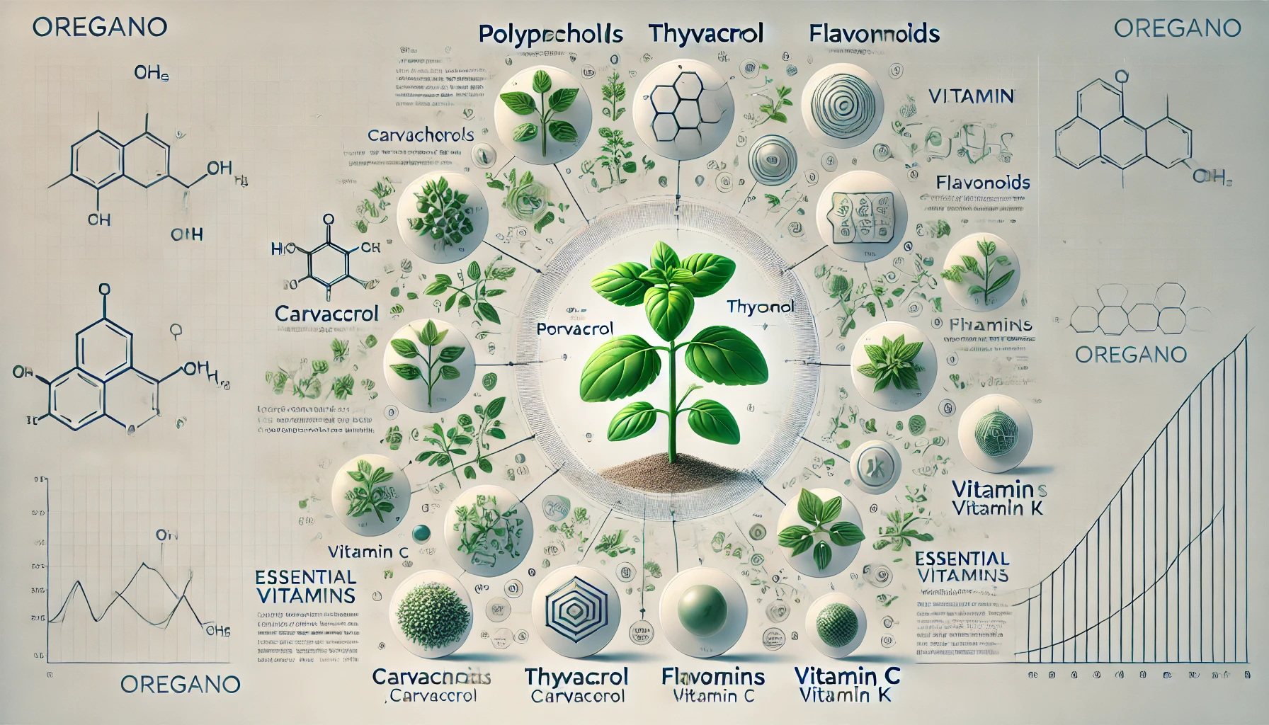 오레가노의 주요 성분