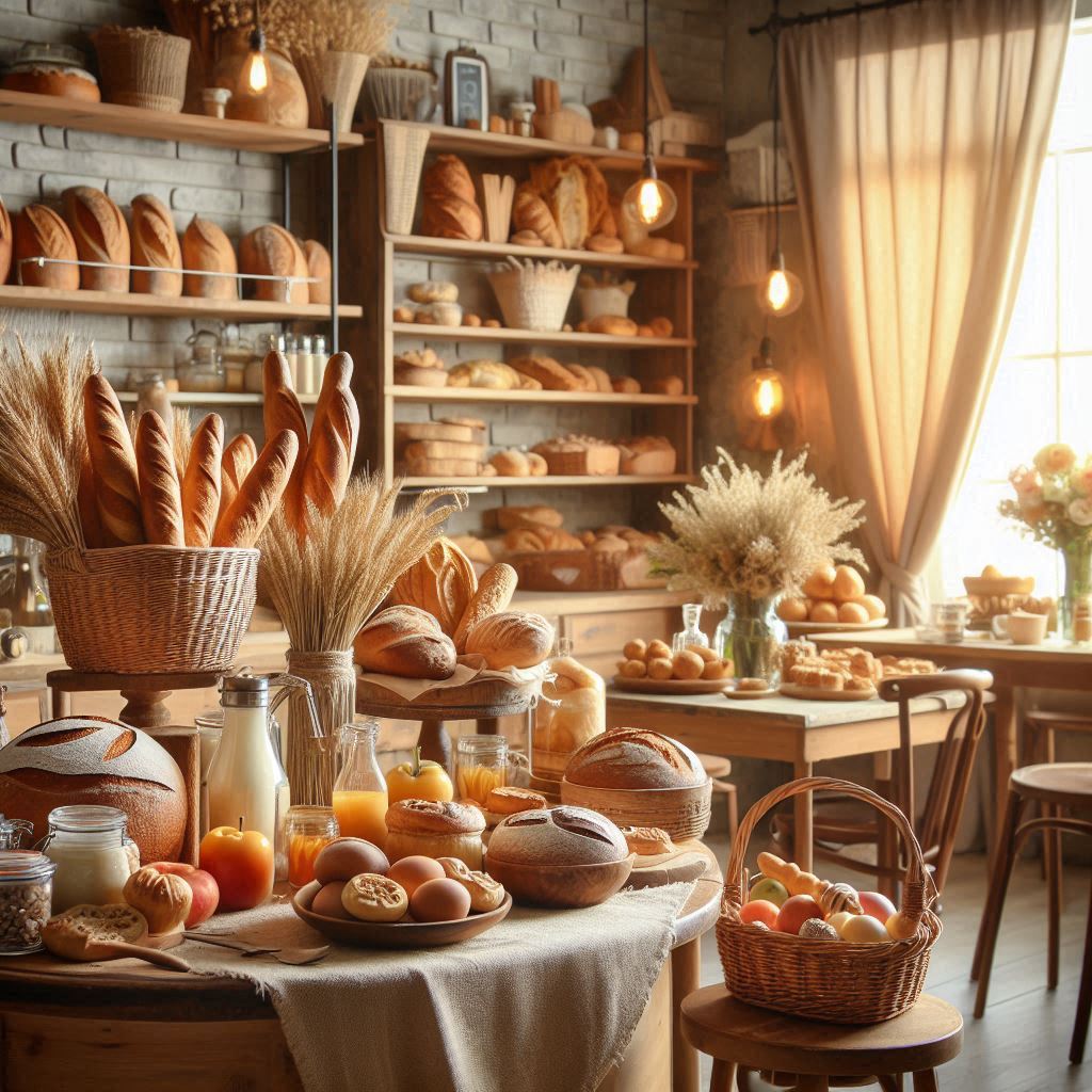 베이커리 배경