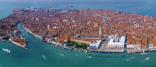 물의 도시 베네치아 풍경