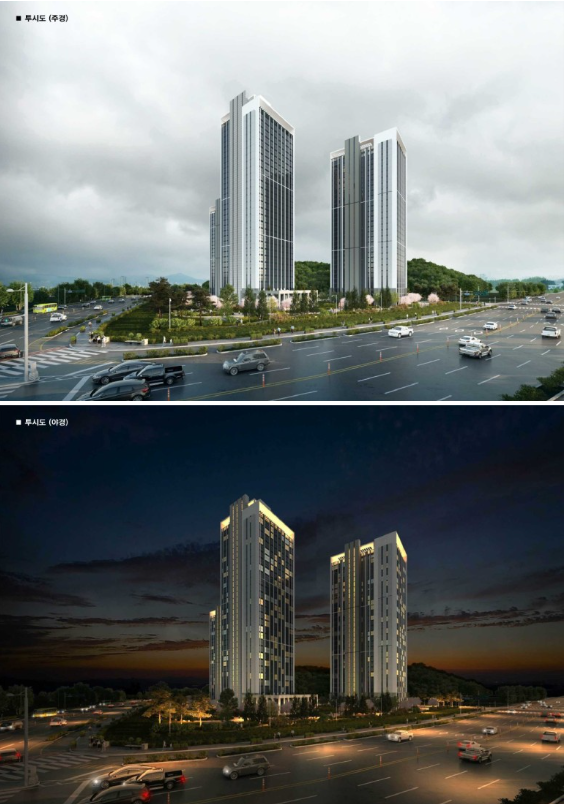 미단시티 7블록 - 조감도