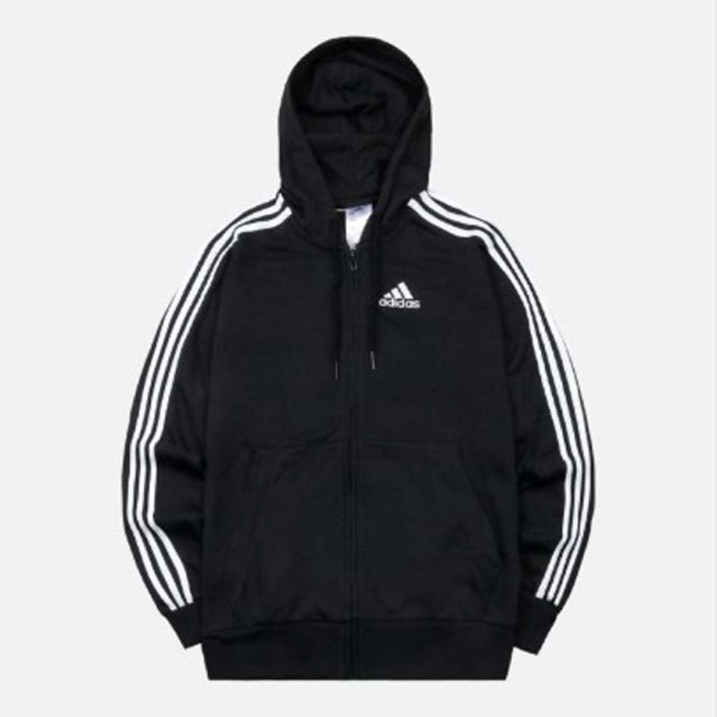 아디다스 3S FT 후드집업 긴팔 티셔츠