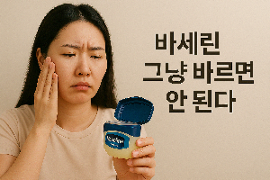 바세린, 그냥 바르면 안 된다