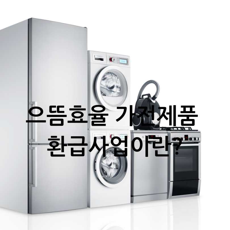 2025 으뜸효율 가전제품 환급방법