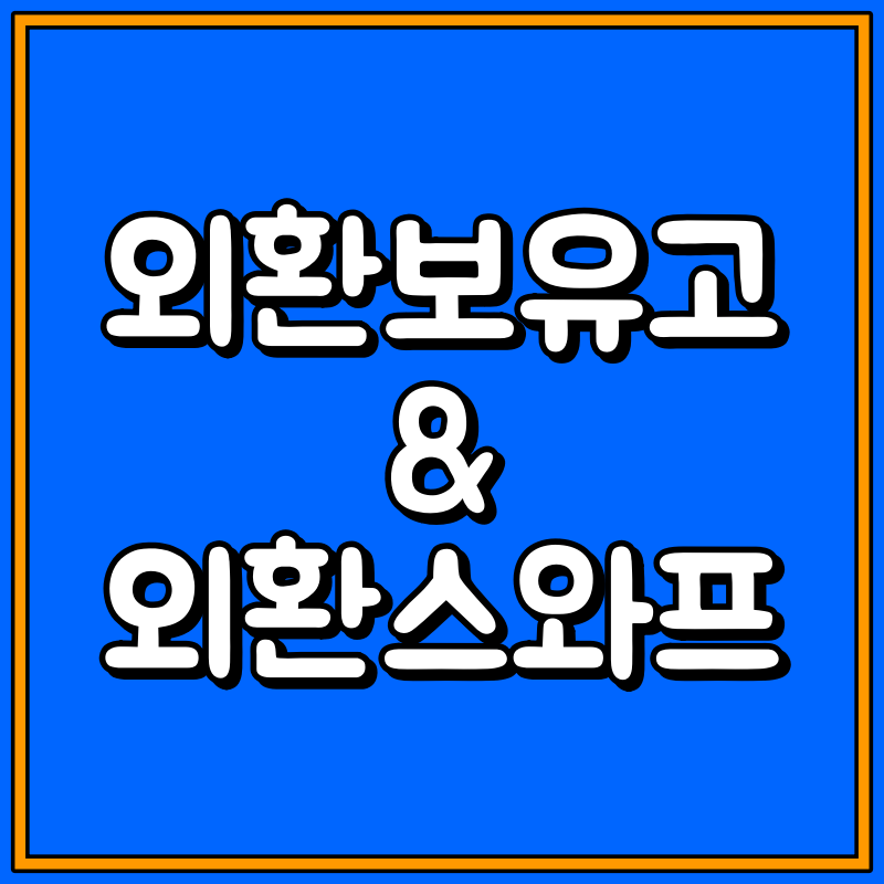 외환보유고 대표이미지