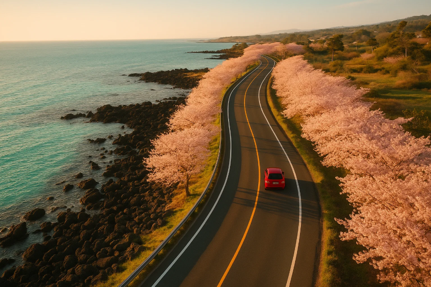 Jeju Cherry Blossom Drive ๊ด๋ จ ์ด๋ฏธ์ง