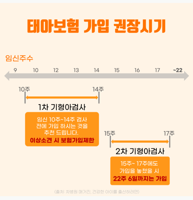 태아보험 가입시기
