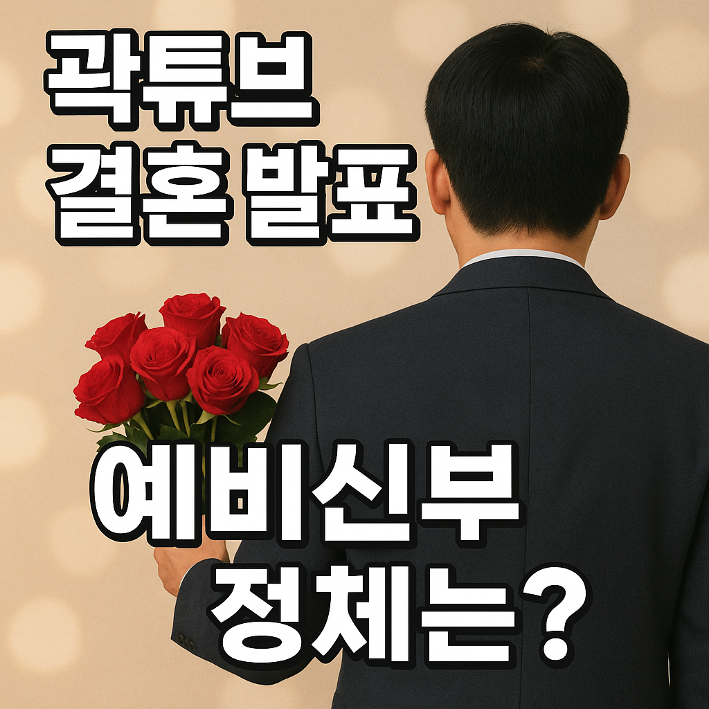 곽튜브 결혼 발표