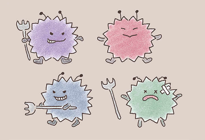 세균들이-활동하는-모습