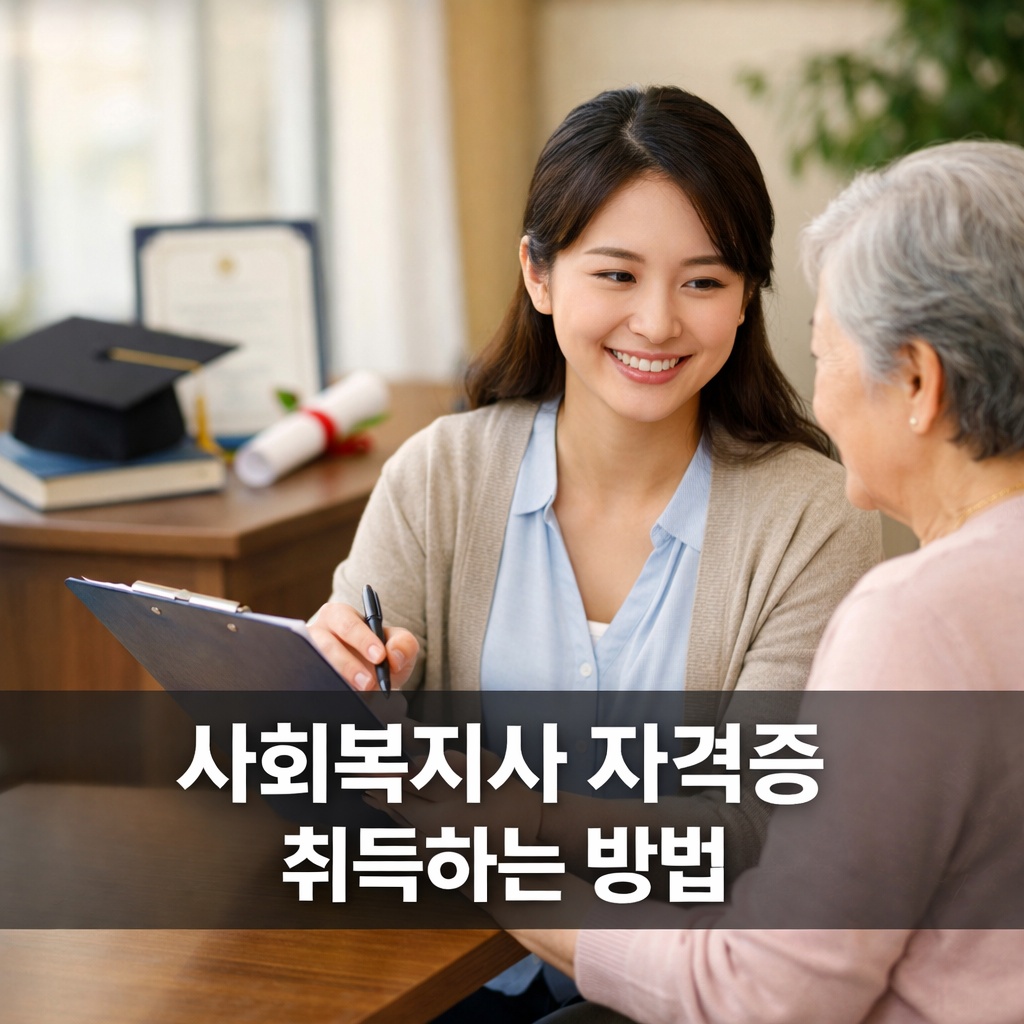 사회복지사 자격증 취득하는 방법 총정리