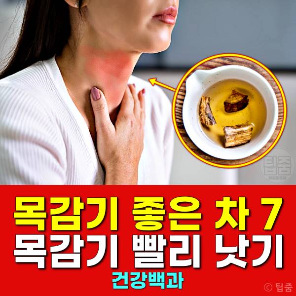 목감기에 좋은 차 목감기 빨리 낫는법