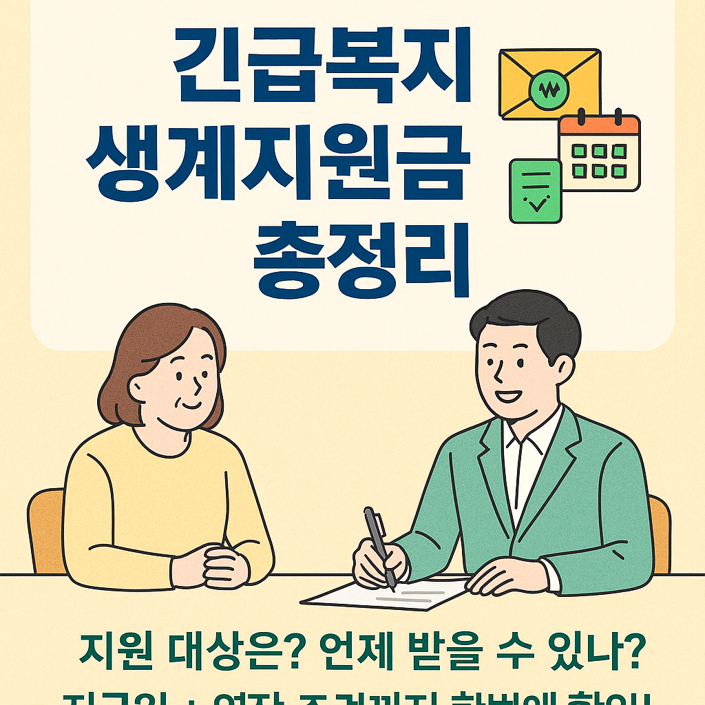 긴급복지생계지원금