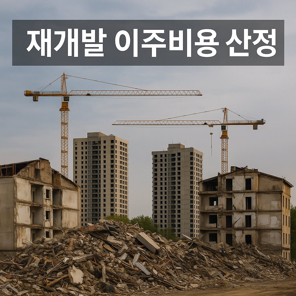 재개발 이주비용 산정