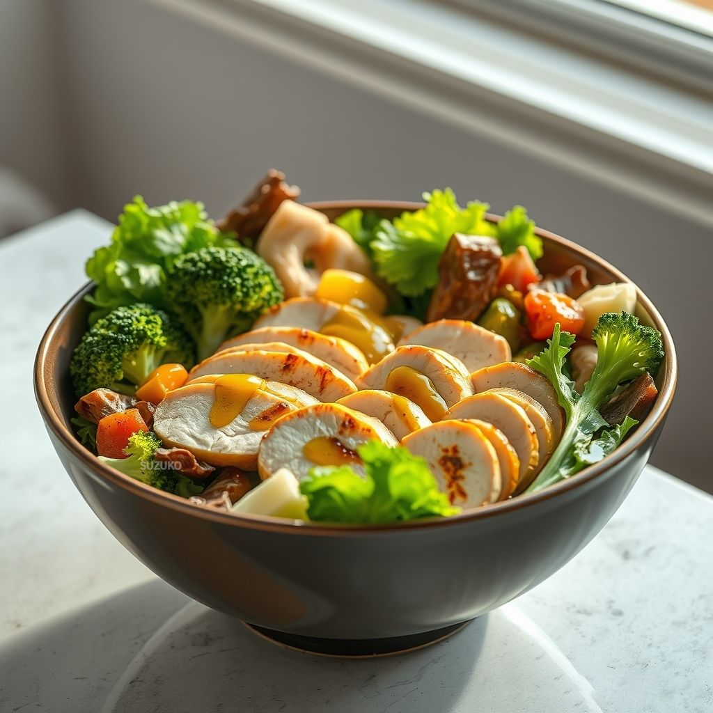 저탄수화물 식단 점심