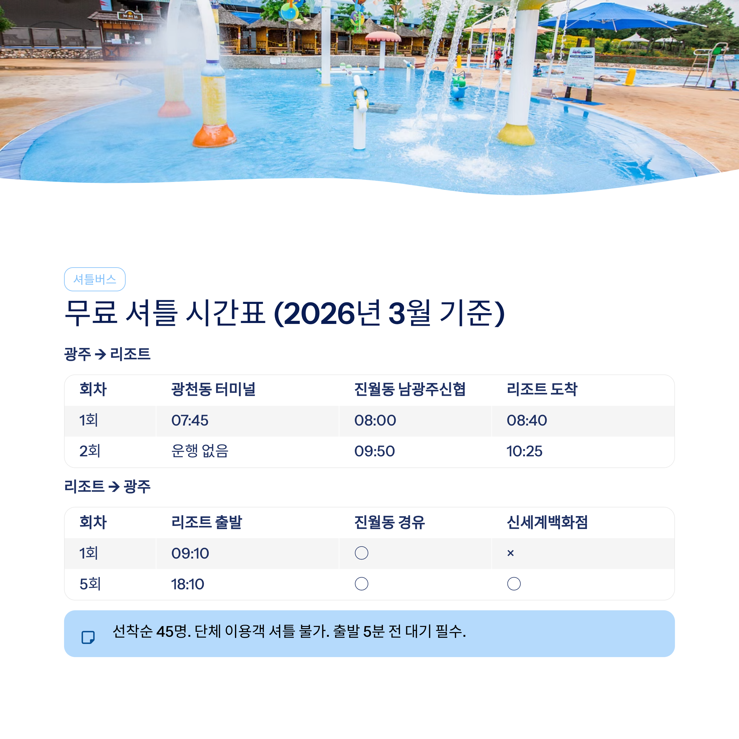 나주 중흥골드스파리조트 워터락 총정리❘객실&middot;요금&middot;할인&middot;주변관광 완벽 가이드 (2026)
