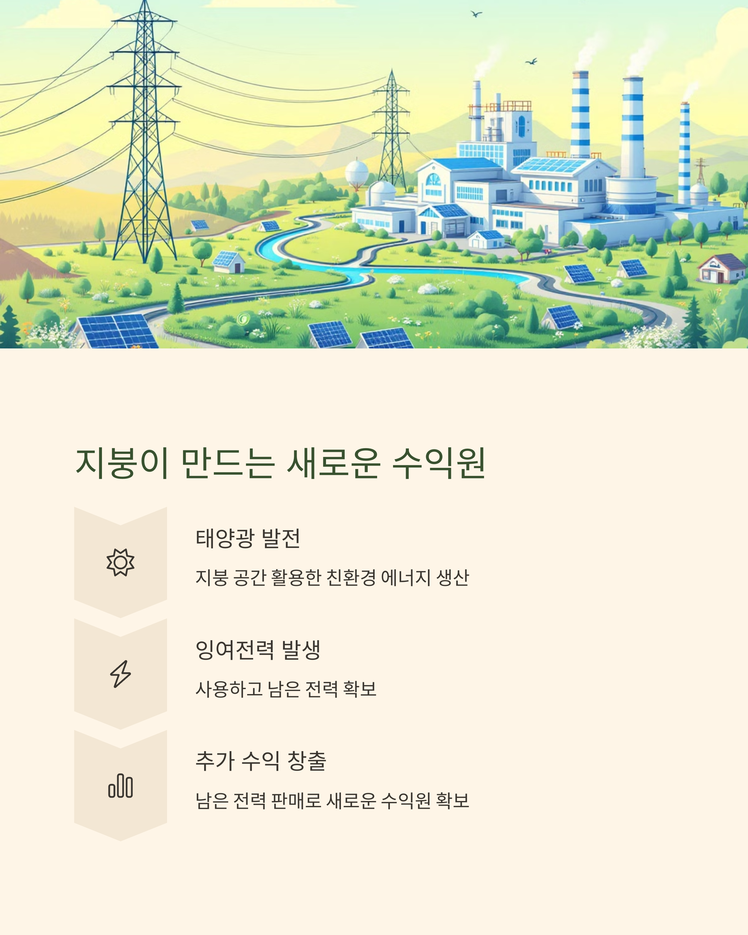 공장지붕이 만드는 새로운 수익원