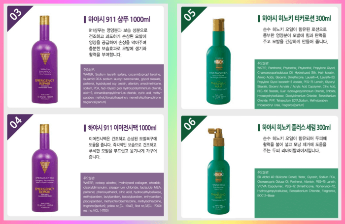 히노키 탈모 증상 완화 샴푸