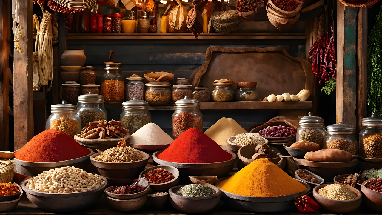 태국 비건 요리 스타일 사진