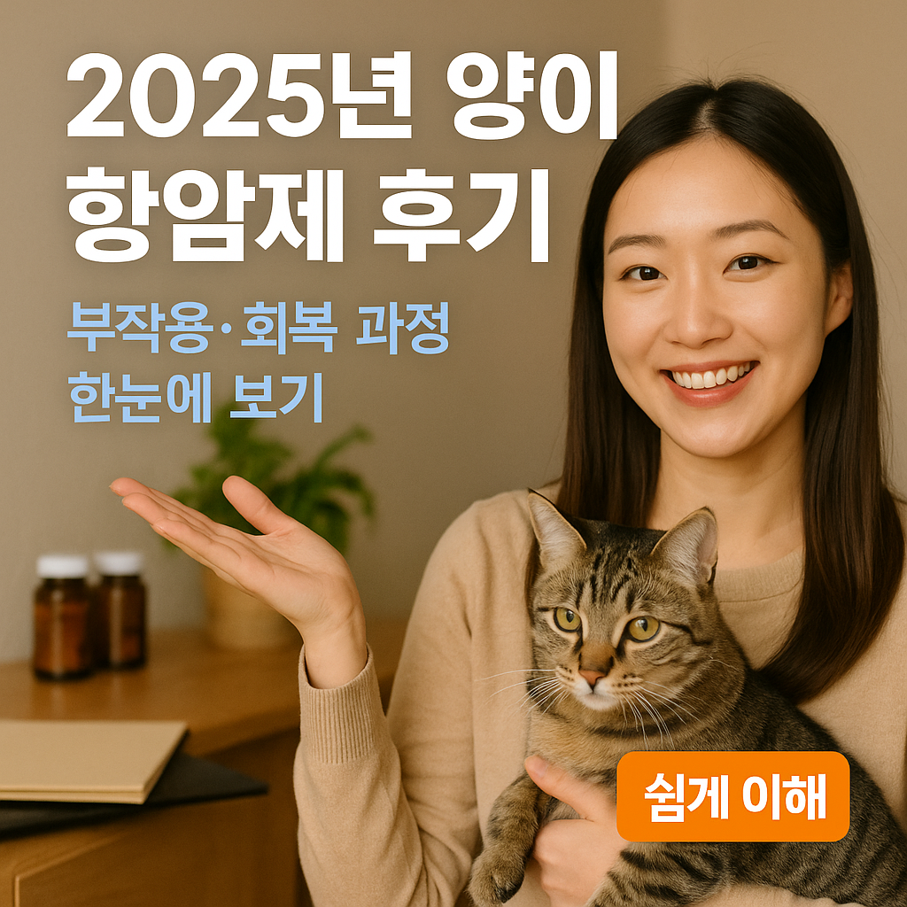 2025년 양이 항암제 후기 ｜ 부작용·회복 과정 한눈에 보기