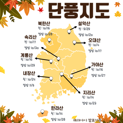 2024 단풍지도