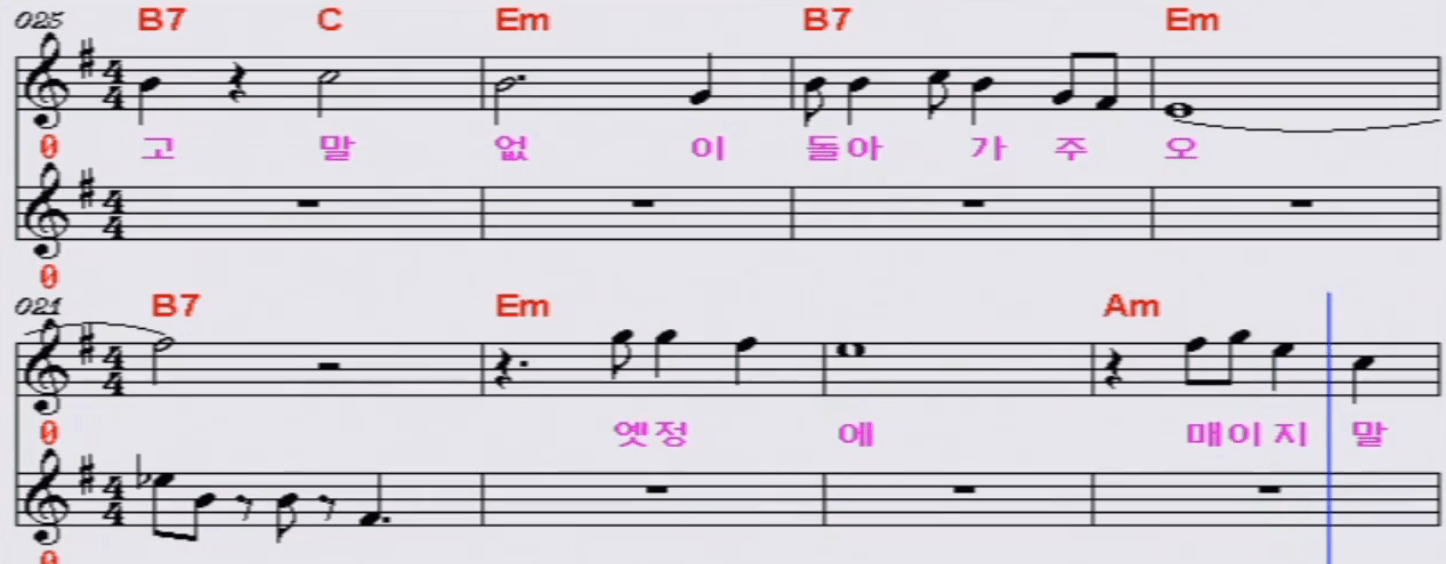 김미성 먼 훗날 악보