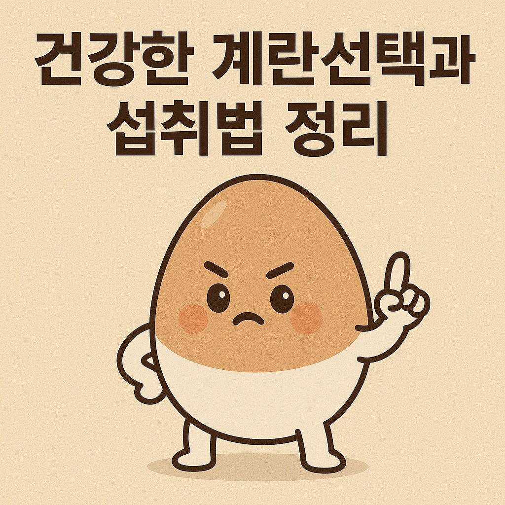 건강한 계란 선택과 섭취법 정리