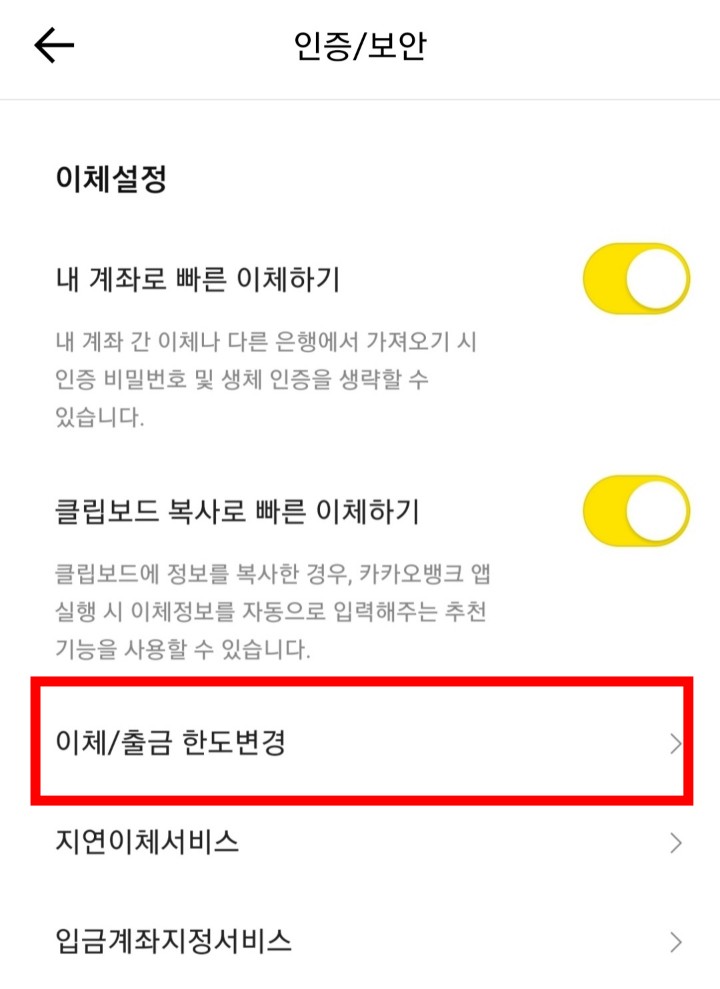 인터넷뱅킹고액이체