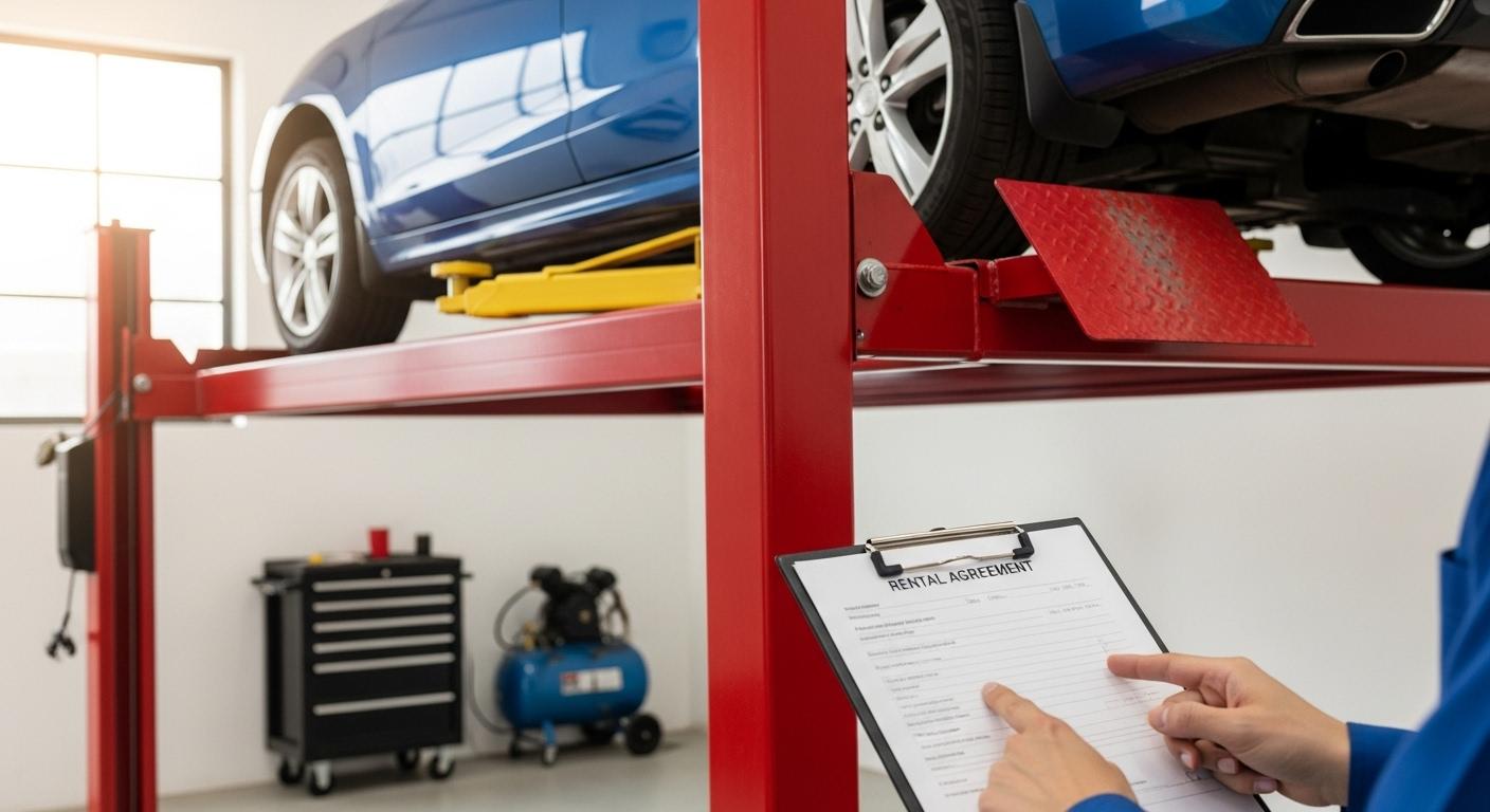 자동차 정비 리프트 대여